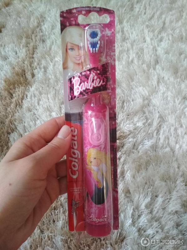 зубная щетка электрическая colgate barbie pink