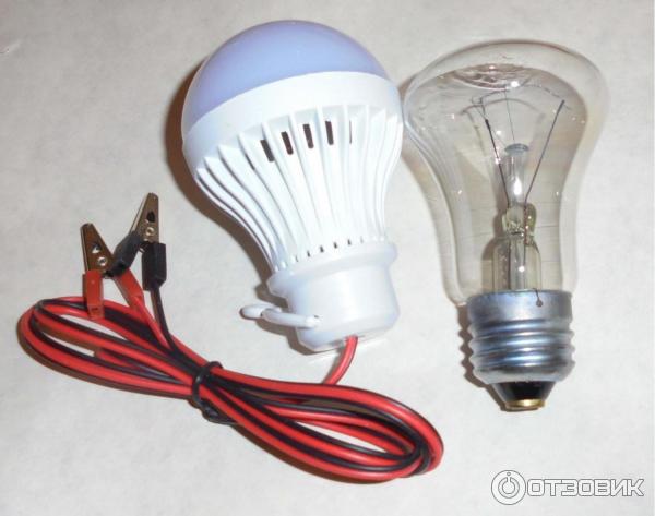 Портативная светодиодная лампа с клеммами Vktech DC 12V 3,5W