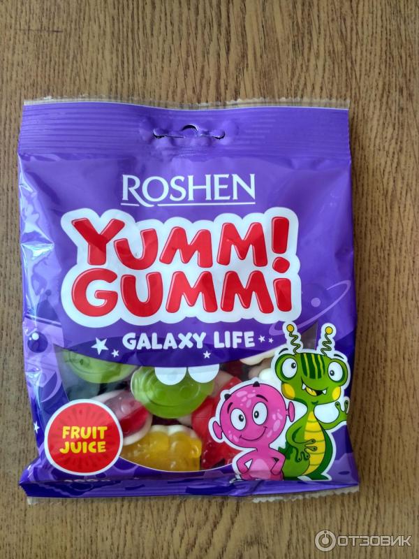 Отзыв: Конфеты желейные Roshen "Yummi Gummi Galaxy Life" - Желейн...