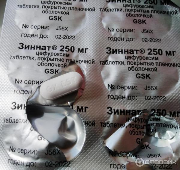 Зиннат Антибиотик 250 Цена Мг Таблетки