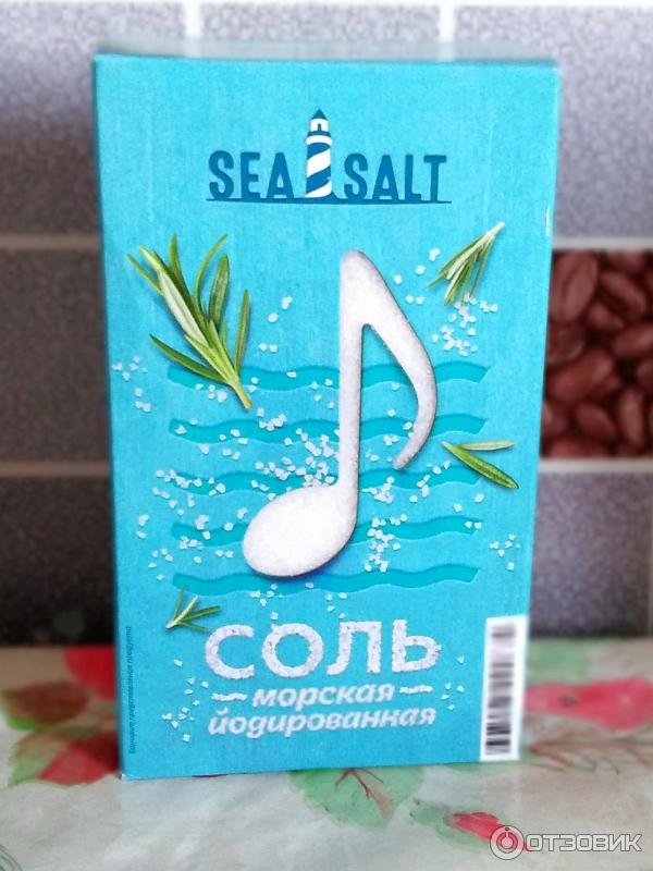 Соль морская Sea Salt.