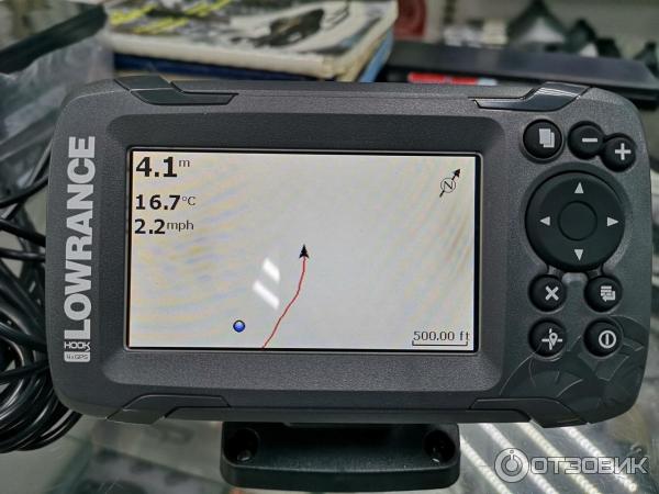 Отзыв о Эхолот Lowrance HOOK2-4x GPS Bullet | Хороший эхолот для ловли  троллингом, но не удачный вариант для исследования дна на большом ходу.