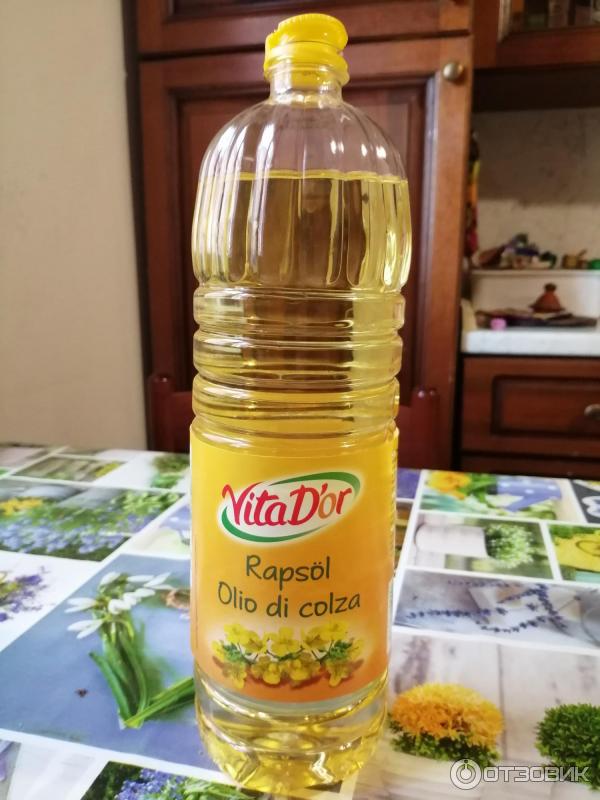 Отзыв о Рапсовое масло Vita D'or | Незаменное для приготовления