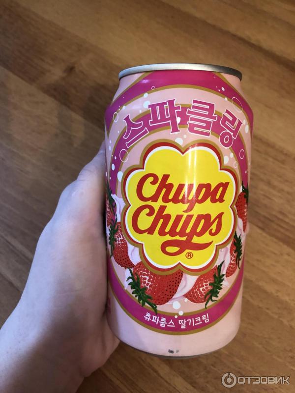 Газированный напиток Chupa Chups фото.