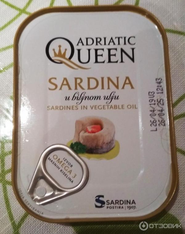 Отзыв о Сардины в растительном масле ADRIATIC QUEEN | Настоящая сардина