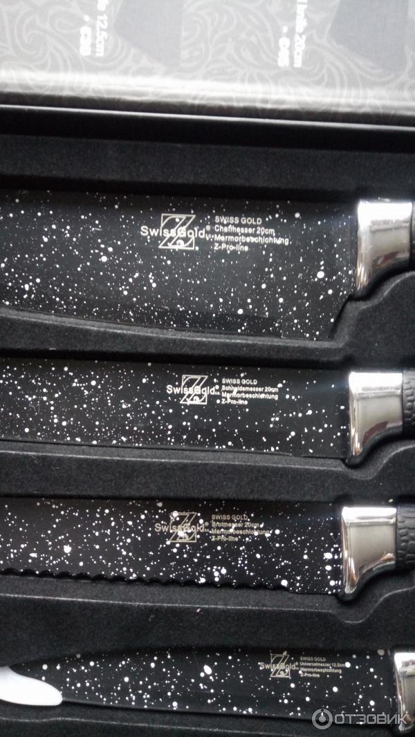 Swiss gold ножи. Набор ножей Swiss Gold SG-9204. Набор ножей для кухни цена SWISSGOLD Z Pro line SG 9204