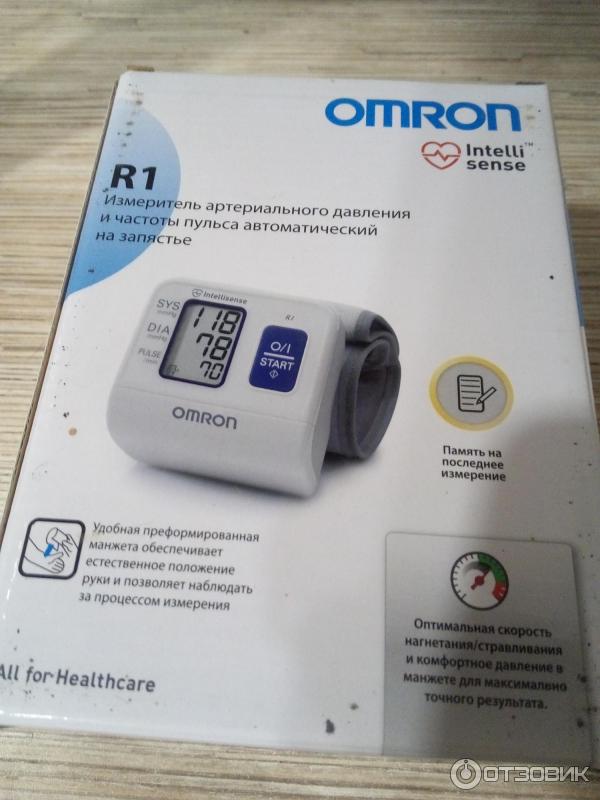 Отзыв о Автоматический тонометр на запястье Omron R1 | Всегда под рукой
