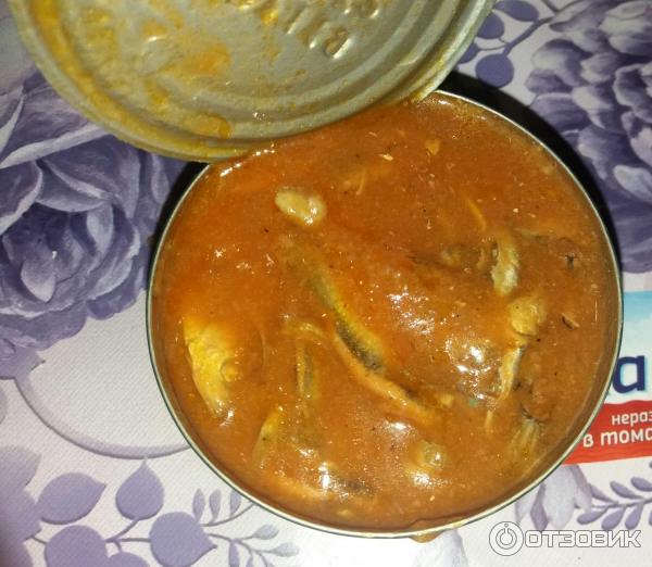 Отзыв о Хамса неразделанная в томатном соусе "Морская радуга ...