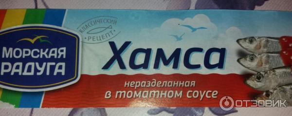 Отзыв о Хамса неразделанная в томатном соусе "Морская радуга ...