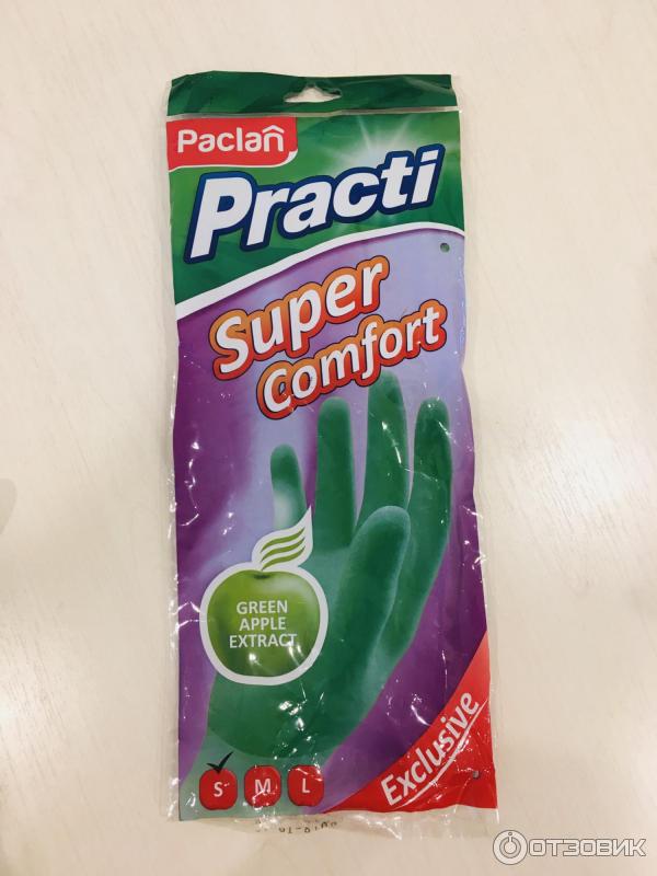 перчатки хозяйственные paclan
