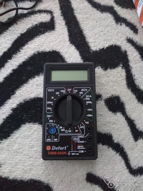 Мультиметр Defort DMM-600N фото