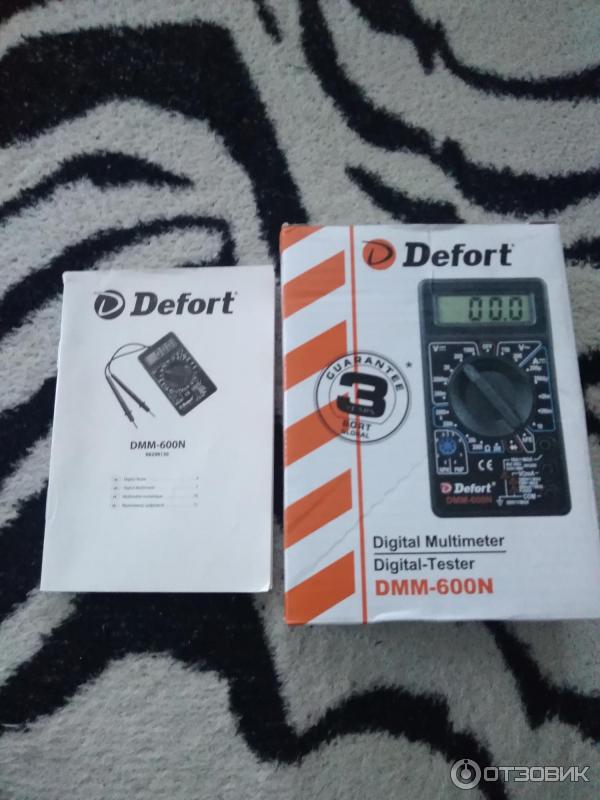 Мультиметр Defort DMM-600N фото