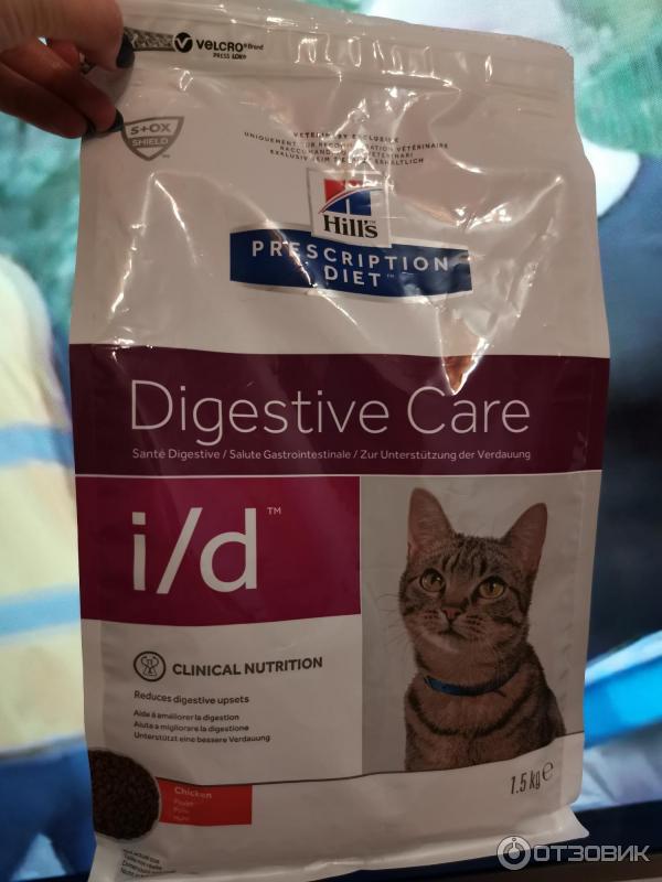 Отзыв о Сухой корм для кошек Hill's i/d Digestive Care | очень ...