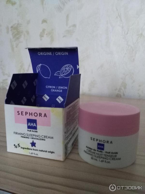 Отзыв о Ночной крем для лица повышающий упругость кожи Sephora Good For ...