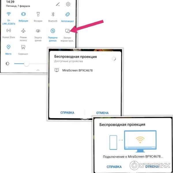 Беспроводной Wi-Fi адаптер Mirascreen фото