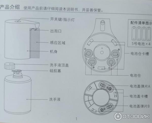 Сенсорный дозатор для жидкого мыла Xiaomi Mijia Auto фото