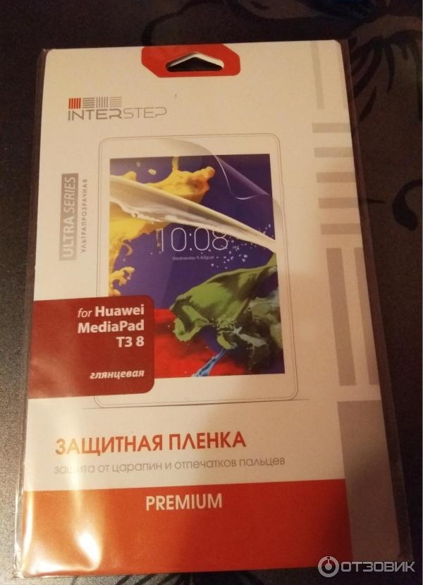 Защитная пленка Inter Step для Huawei MediaPad T3 8 ультрапрозрачная глянцевая фото