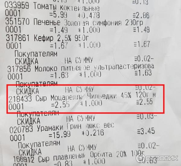 Отзыв о Сыр Верхний луг Моцарелла Чильеджини | Достойный аналог ...