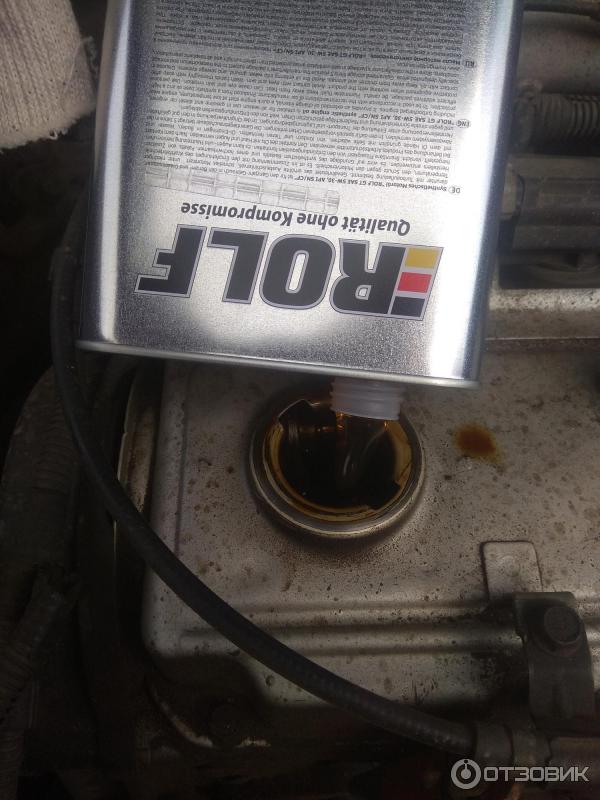 Отзыв о Моторное масло ROLF 5W30 | Бюджетное масло в металлической канистре