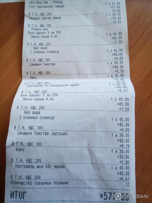 Ланч-баскет KFC фото