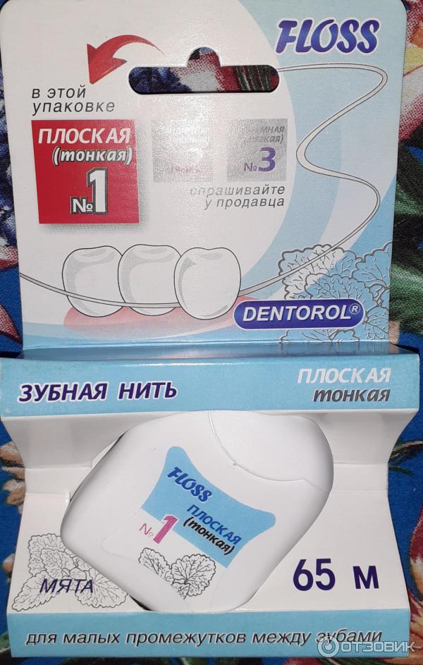 плоская зубная нить