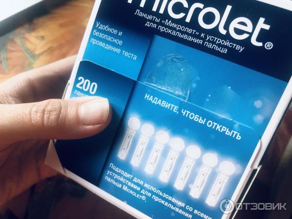Отзыв о Ланцеты Ascensia Diabetes "Microlet" к устройству для ...