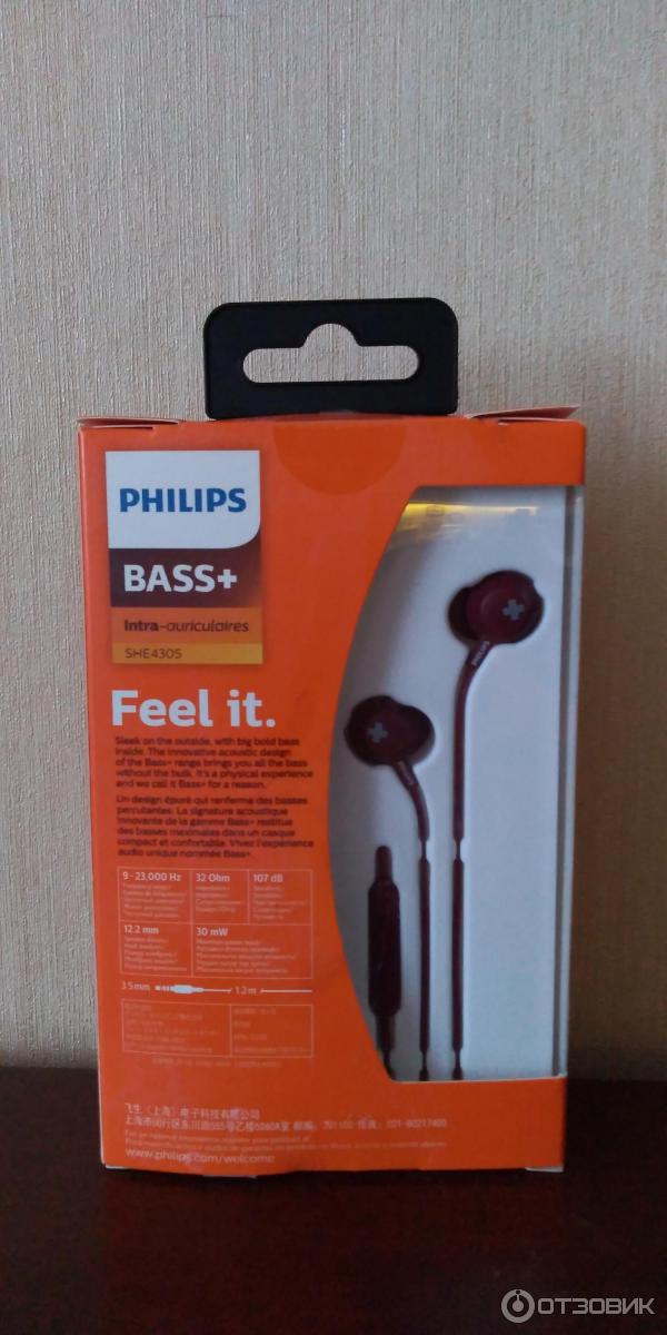 Отзыв о Наушники Philips SHE4305 Bass+ 