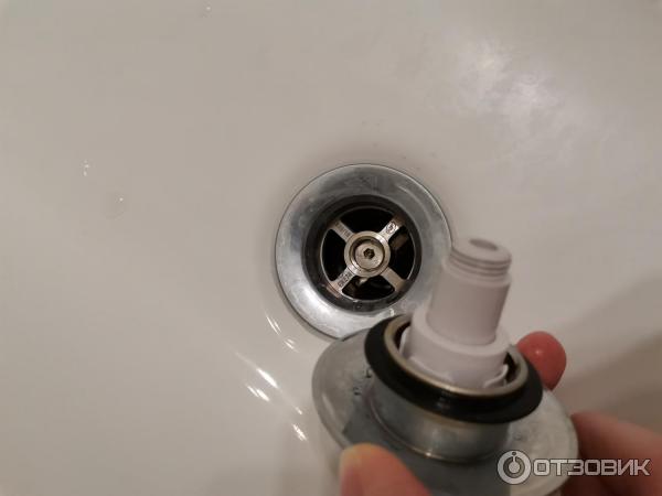 Донный клапан hansgrohe для раковины установка