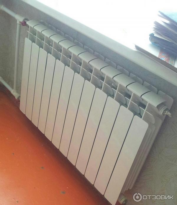 Отзыв о Радиатор биметаллический Rifar B500 | Когда зимой в квартире ...?