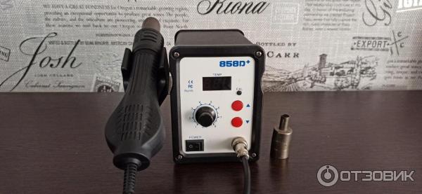 Феновый паяльник Aliexpress 858D+ фото