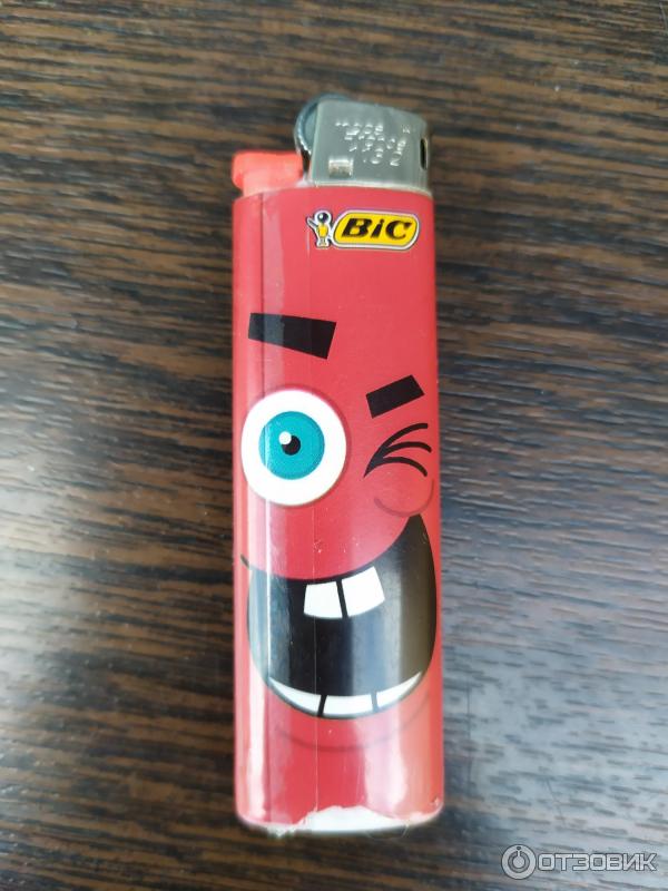 Зажигалка bic с рисунком