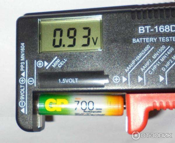 Отзыв о Аккумуляторные батареи GP 700 mAh ААА | Аккумуляторы от GP ...