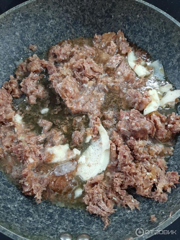 Отзыв о Говядина тушеная Скопинский мясокомбинат | Картошечка с ...