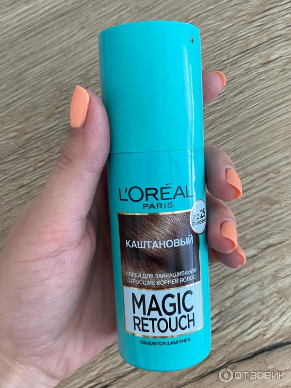 Отзыв о Спрей для покраски корней волос L'oreal Magic Retouch | Как сделать  при помощи спрея веснушки! Результат внутри =)