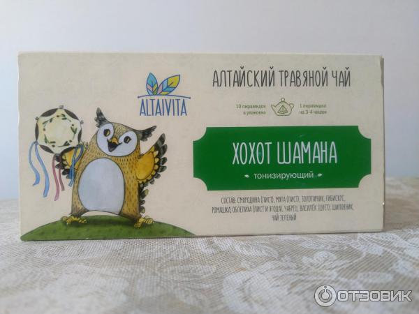 Отзыв о Травяной чай Алтайвита "Хохот шамана" | Российский нейминг ...