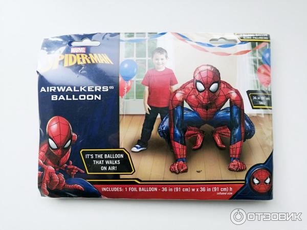 Игрушка-шар воздушный фольгированный Человек паук, Anagram