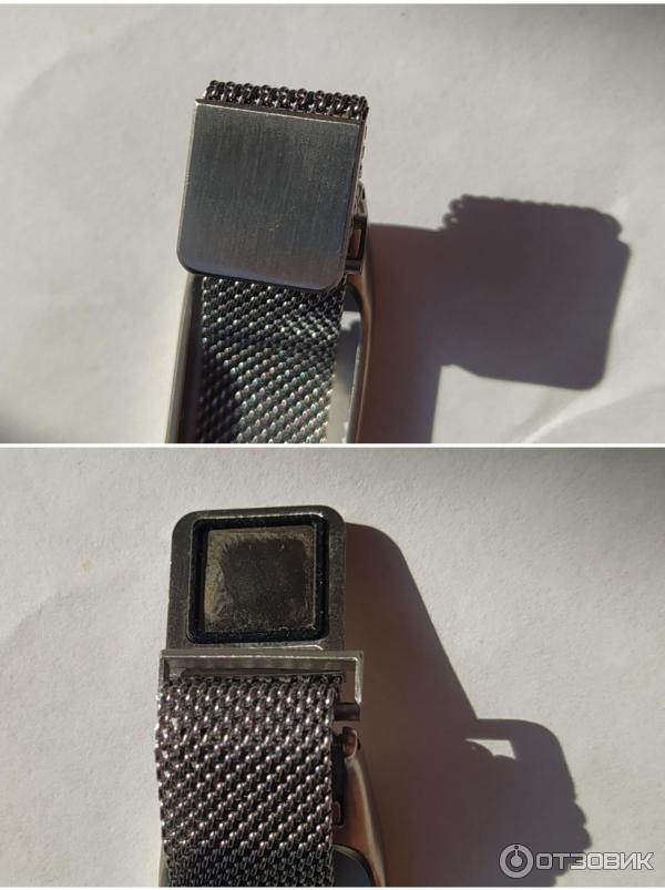 Металлический ремешок на фитнес-браслет для Mi Band 4, фото