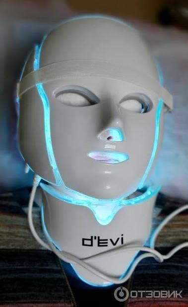 Косметическая процедура Светодиодная LED-маска для омоложения и миостимуляции кожи миостимуляции D'Evi Youth фото