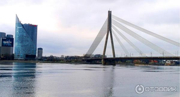Река Даугава (Латвия, Рига) фото