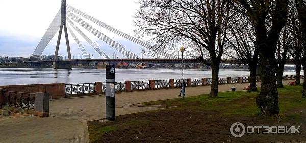 Река Даугава (Латвия, Рига) фото