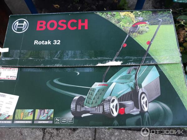Газонокосилка электрическая Bosch Rotak 32 фото